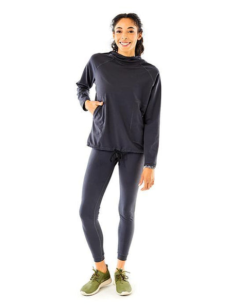 Emerson Reversible Hoodie: Black-Agate
