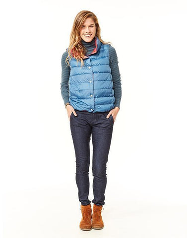 Silverton Reversible Vest: Harbor Boysenberry