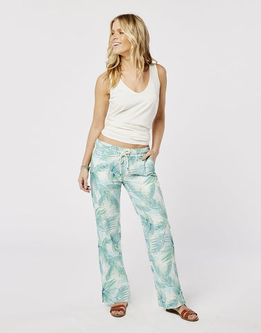 Bonfire Pant: White Palms