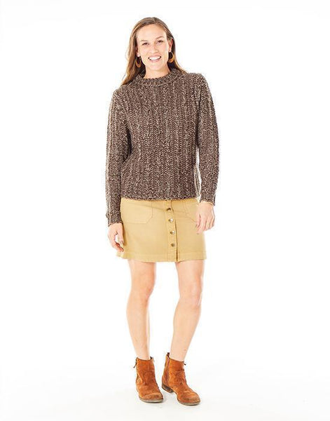 Cambria Sweater: Chestnut Camel - Final Sale