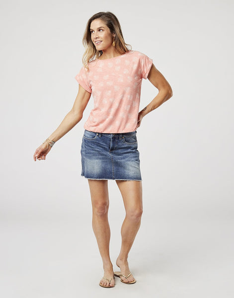 Lola Tee: Peach Fern