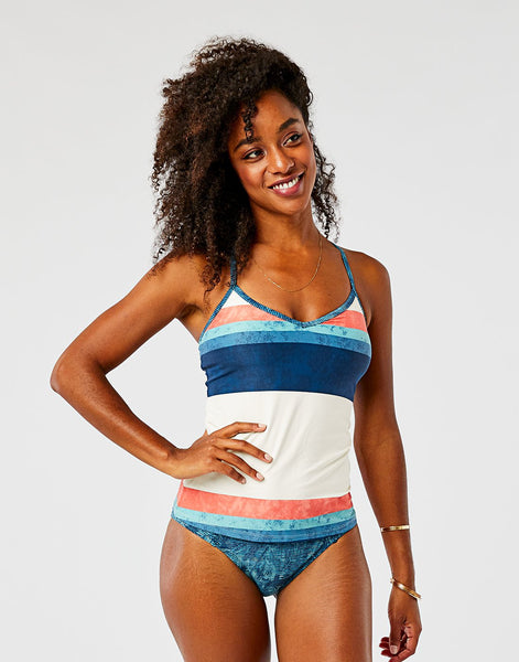 Catalina Tankini: Strata Stripe