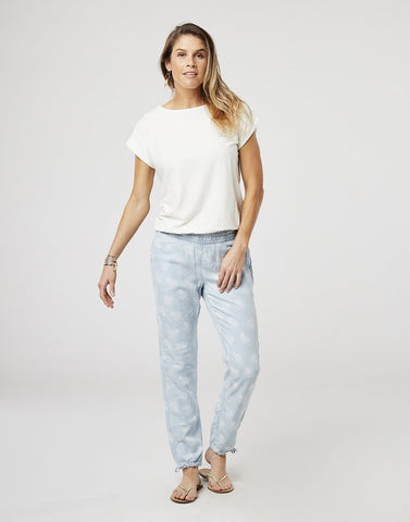 Tori Pant: Chambray Fern