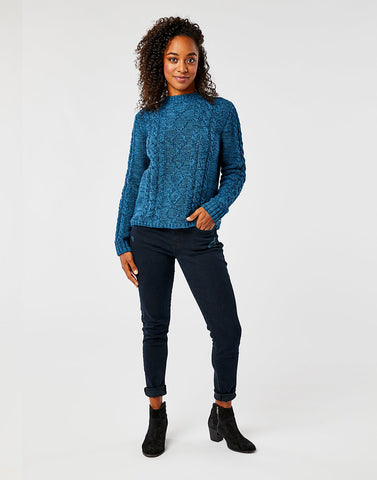 Walsh Sweater: Marled River