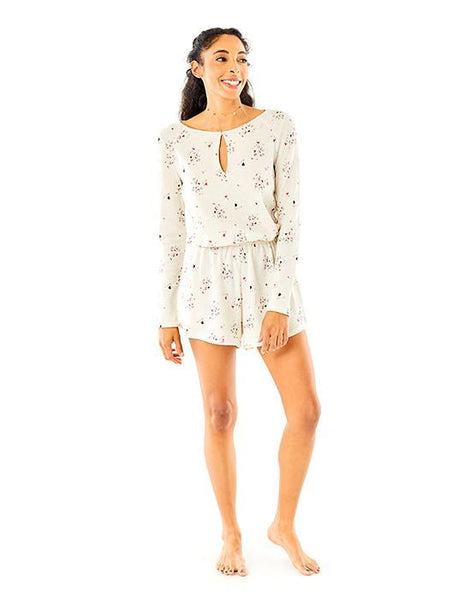 Cora Longsleeve Shortie: Birch Meadow