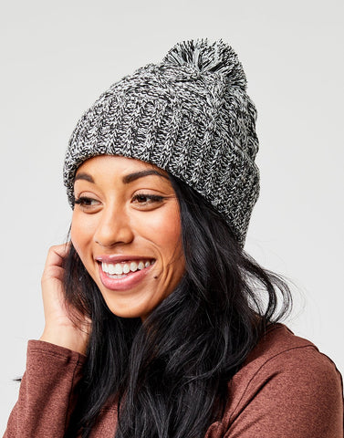 Walsh Beanie: Marled Limestone