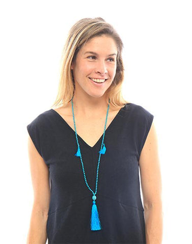 Cancun Necklace: Turquoise