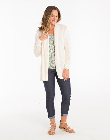 Keys Cardigan: Ivory - Final Sale