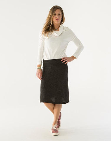 Saxon Skirt: Charcoal Heather - Final Sale