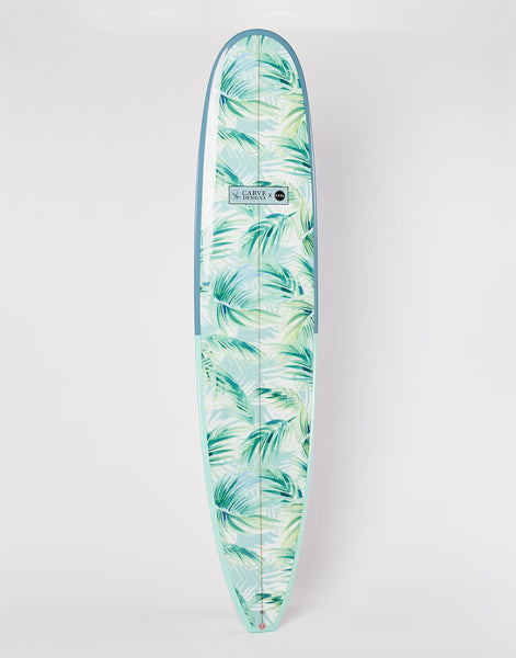 Carve Designs x VESL Longboard: White Palms