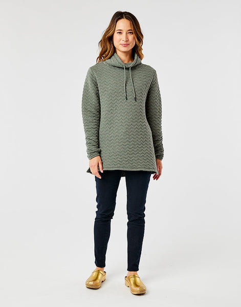 Milford Tunic: Moss Heather